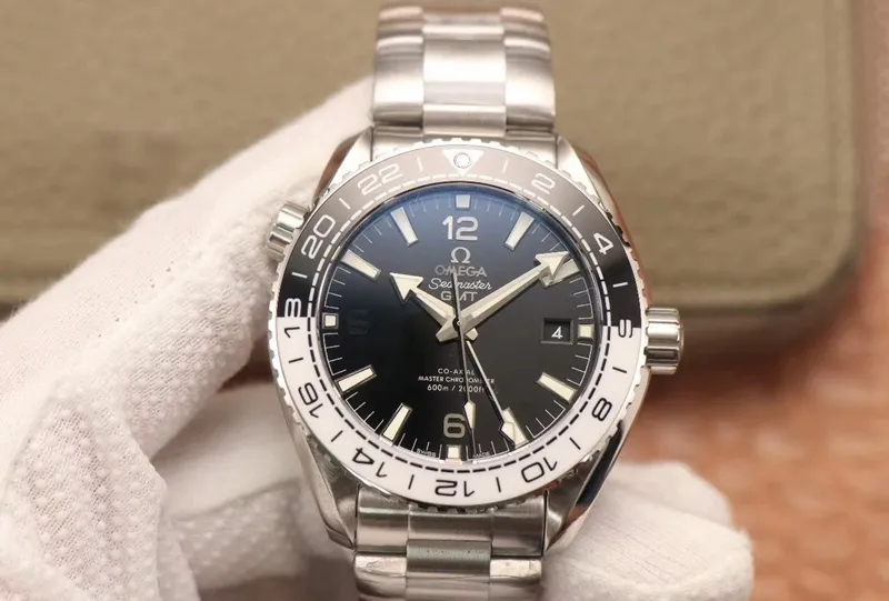 Omega Seamaster GMT 215.30.44.22.01.001 600M VS Factory 1:1 Best Edition Replica Watch Black Dial Swiss NH05